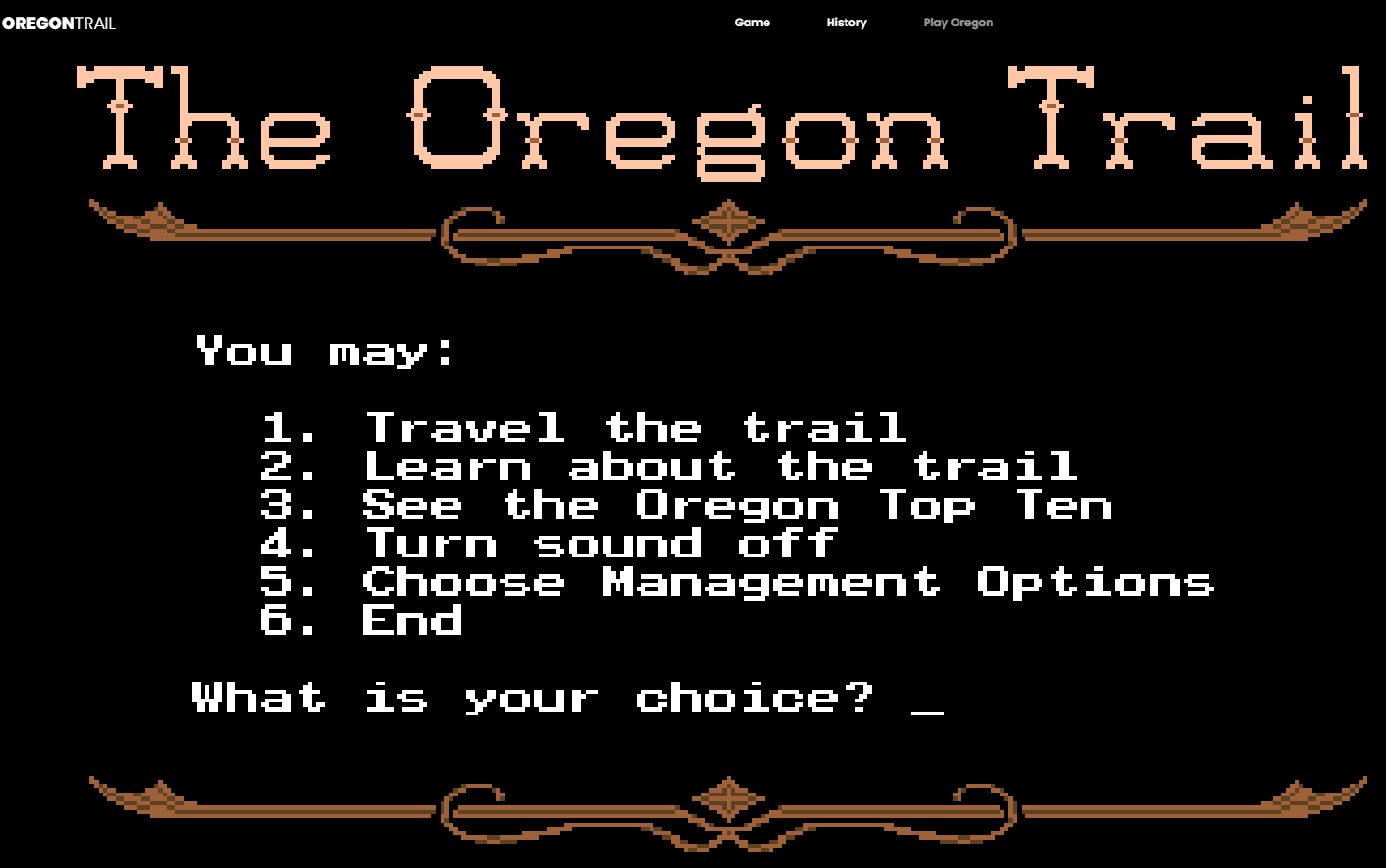 Oregon Trail